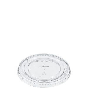 Solo SCCLDSS23 Wide Sauce / Portion Cup Snaptight Lid for 2.5 oz. and 3.5  oz. Cups - 100/
