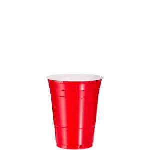 Solo Party Cups Plastic 16oz 50/PK Red P16R