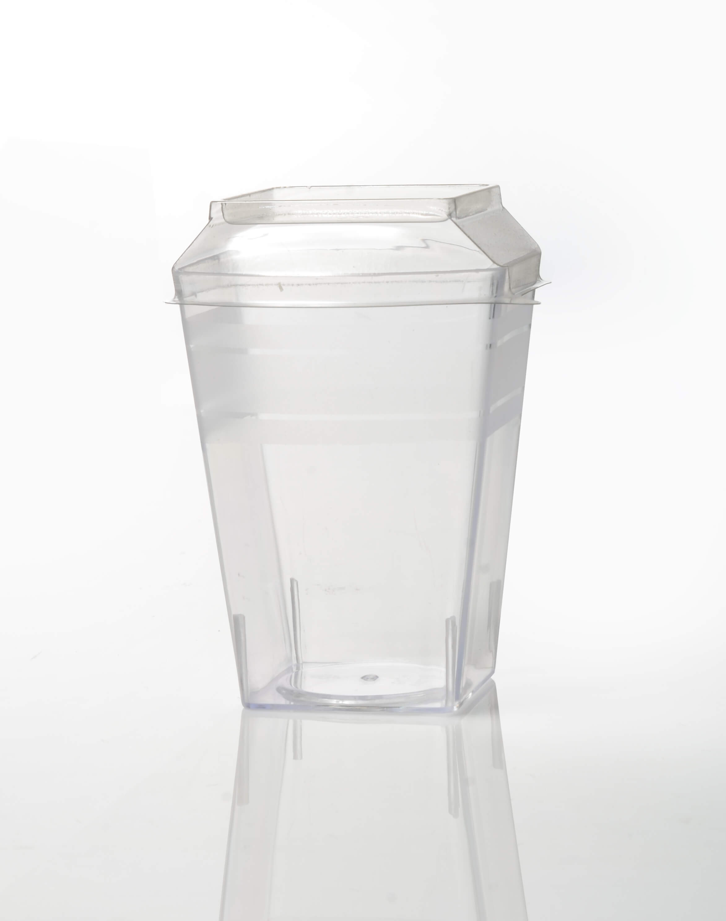 Fineline Tiny Temptations 6404-L Clear Dome Lid for 4 oz. Tiny Tumbler -  10/Pack - Splyco