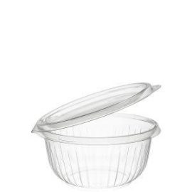 Decony Plastic Salad Bowls togo with Airtight Lids [plus 2 oz. Sauce cups  and Cutlery Kit ] , 32 Oz. - 25 sets