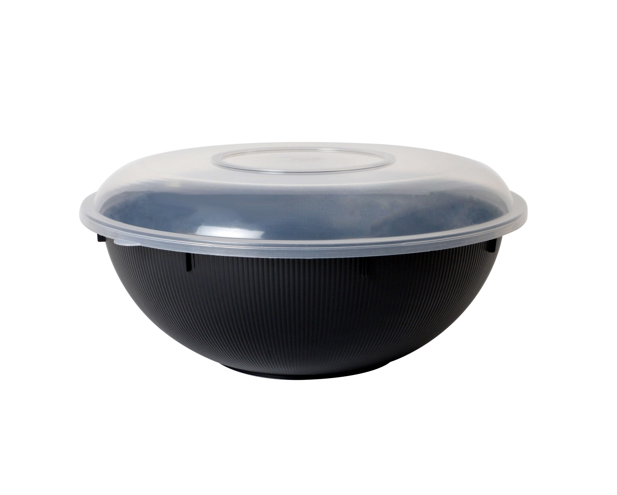 Fineline HC1414.L ReForm 14" Clear High Dome Plastic Catering Bowl Lid - 50/Case