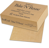 Bagcraft Packaging 030008 EcoCraft Bake 'N' Reuse 12 x 16 Half Size  Parchment Paper Pan Liner 