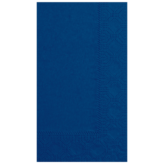 Navy Blue Paper Dinner Napkins, 2Ply, 15" x 17" Hoffmaster 180522
