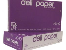 Choice 15 x 10 3/4 Heavy Weight Interfolded Deli Wrap Wax Paper - 500/Box