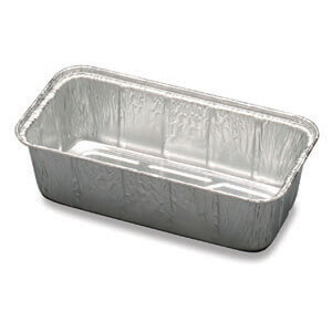 Case of Aluminum - 8½ x 4½ x 2½ - Disposable - 2lb Loaf Pan | 500 Ct.