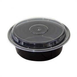 Newspring Pactiv [20 Sets] Round Meal Prep Containers with Lids