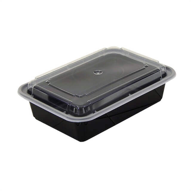 Vital International Solutions Rectangle Container and Lid, 38 oz