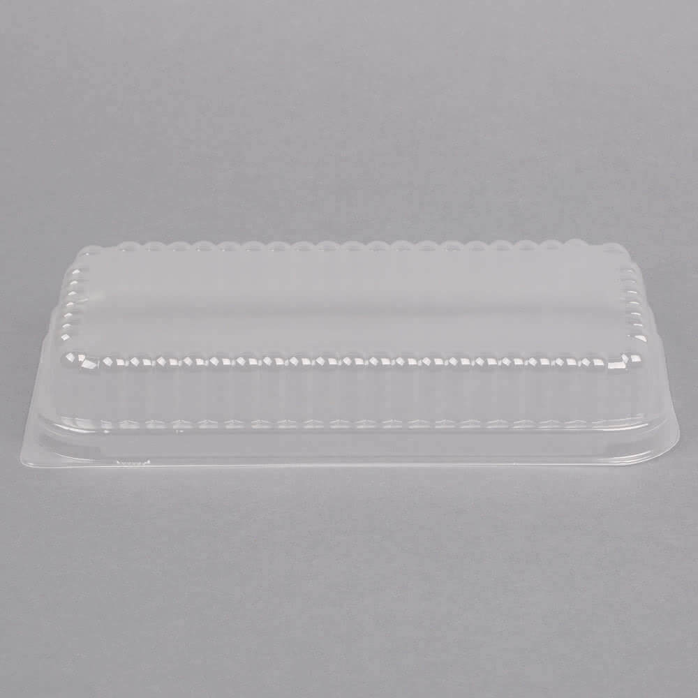 Plastic Dome Lid for 1 1 2 & 2 1 4 LB. Oblong Pan