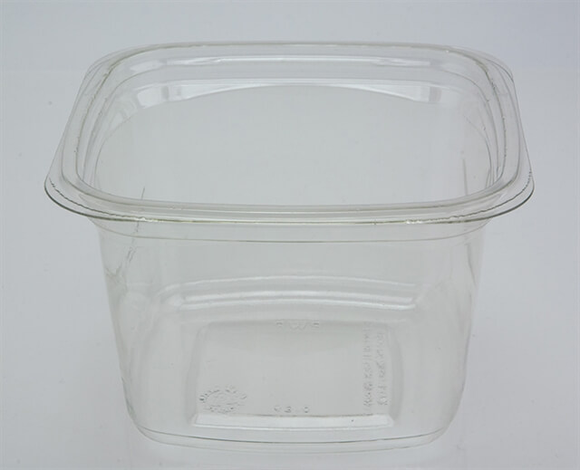 Pactiv PWP APET 16 oz. Plastic Tamper Resistant Square Deli Container Clear  - 750/Case - SPLYCO