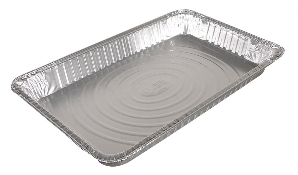 Pactiv Aluminum Full Size Deep Medium Disposable Steam Table Pan Silver