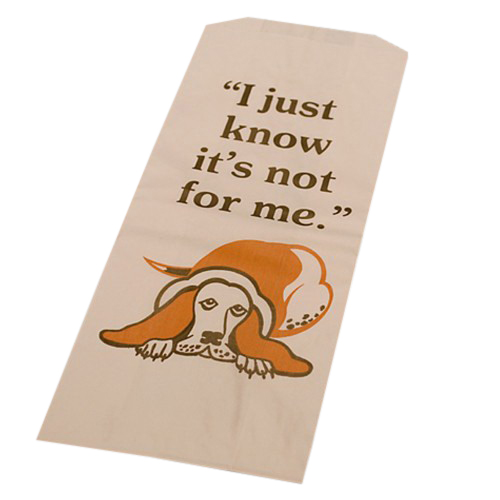 Brown Paper Goods Duplex Paper Doggie Bag Tan, 5" Length x 2.75" Width