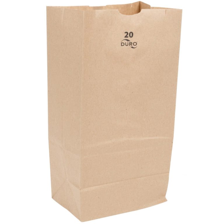 Duro Bag 20 lb Kraft Grocery Bag Splyco